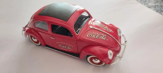 Modellino beetle maggiolino Coca Cola Coccinelle VW VolksWagen