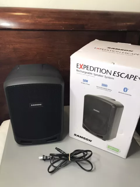 Samson Expedition Escape Portable PA Rechargeable Bluetooth Speaker READ