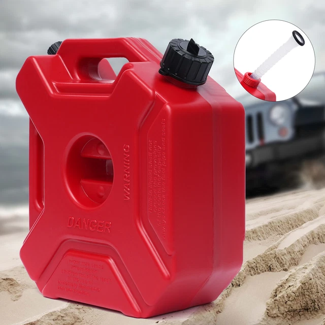 NEW 5L Fuel Gas Storage Tank W/ Bracket Lock Fit For ATV, Off Road, Motorbike US