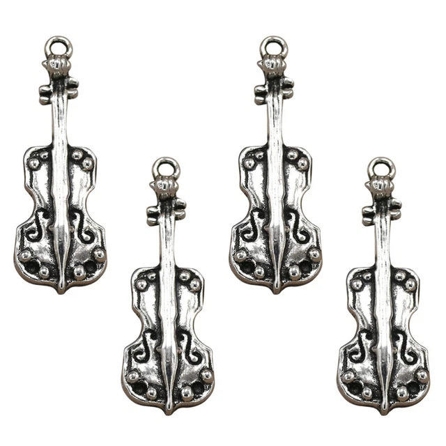 20 Pcs Jewelry Making Pendants Alloy Pendant Charm Necklace Locket Music