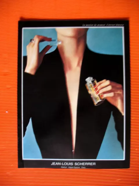 Publicite De Presse Jean Louis Sherrer Parfum Haute Couture  Ad 1997