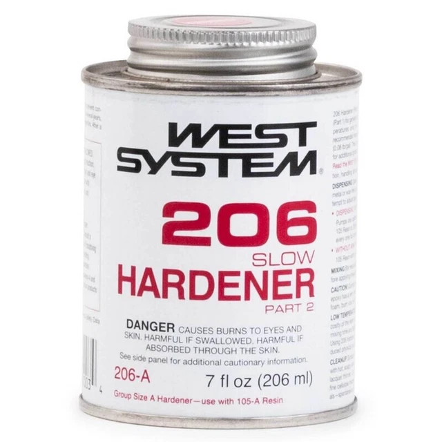 West System 206-A SLOW Epoxy Hardener  7 fl.oz.