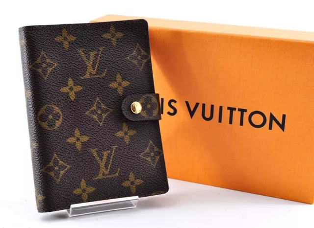 Shop Louis Vuitton LV SMALL RING AGENDA COVER Planner R20700 by Belleplume