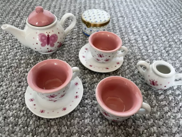 Schilling Butterfly Doll Tea Set, Suitable For OG Or American Girl Doll Schilling Butterfly Doll Tea Set, Suitable For OG Or American Girl Doll