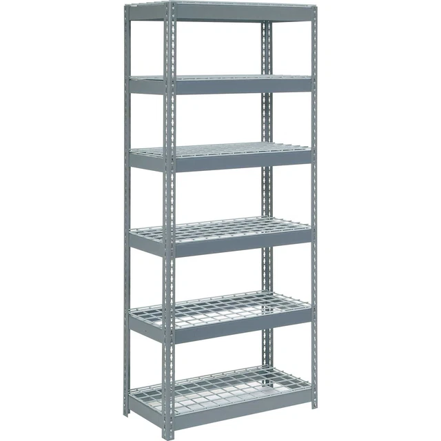 Boltless Extra Heavy Duty Shelving 36"W x 18"D x 60"H, 6 Shelves, Wire Deck