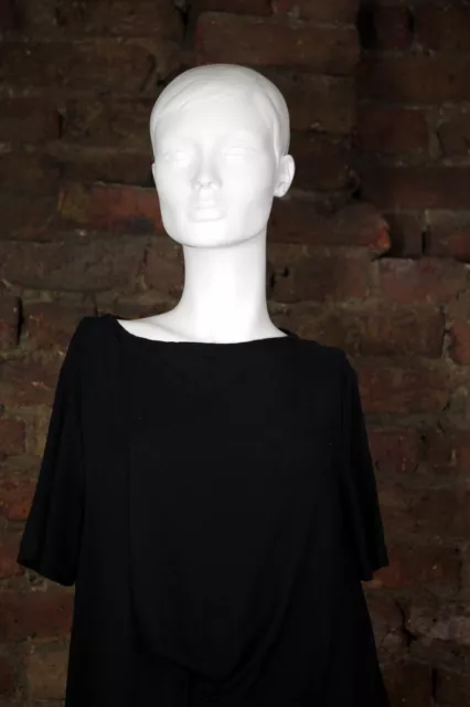 Maison Martin Margiela MM6 Abito drappeggiato nero.