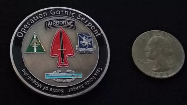 Operation Gothic Serpent 160th Special Operation Aviation SOCOM Challenge Coin