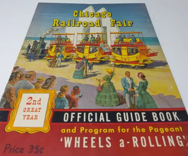 chicago railroad fair 1949 Guide Book And Program For The Pageant