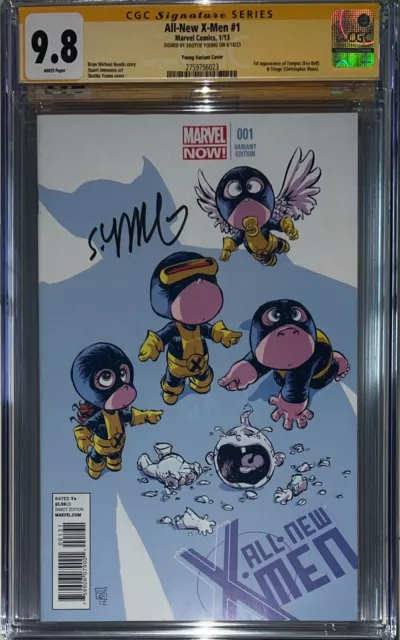 All New X-Men #1 Young Variant CGC SS 9.8 Signed By Skottie Young H/P