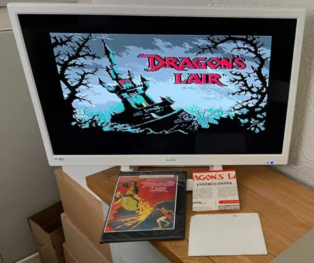 Rare Working Software Projects Dragon's Lair Commodore 64 Disk🤔Make An Offer🤔