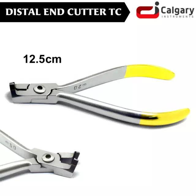 Distal End Cutter TC Flush Cut with Safety Hold Long Handle Dental Orthodontic