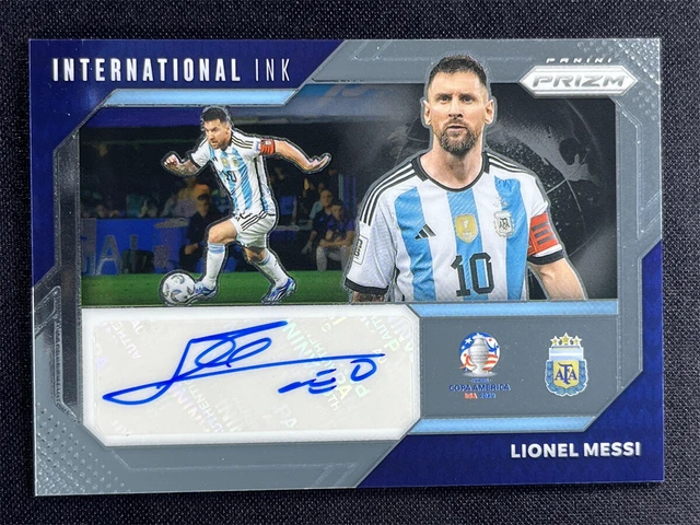 Carte Sportive 2024 Panini Instant - Lionel Messi Copa America Argentine 1/25 - Noire