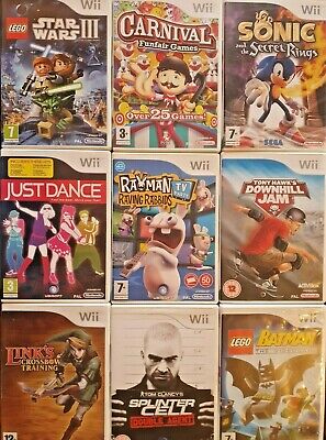 Nintendo Wii Games - Buy 1 or Build a Bundle & Save! - Various 01 *UP TO 25%OFF*
