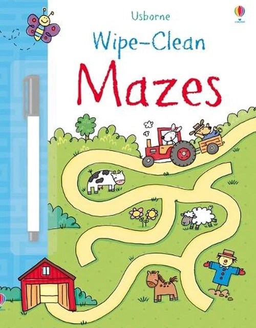 Wipe-clean Mazes by Jessica Greenwell (English) Paperback Book