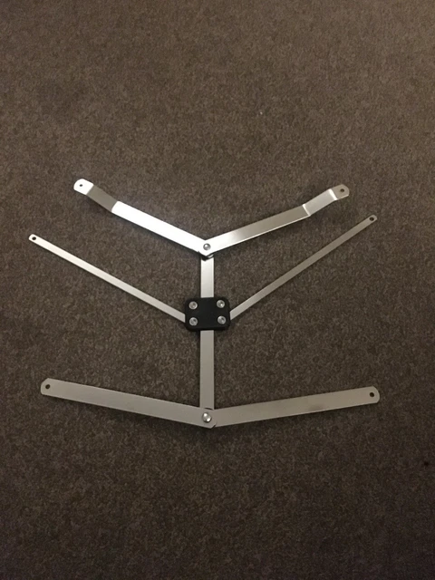 Very Rare Chrome Maclaren Music Stand For Back Of Techno Spare Part