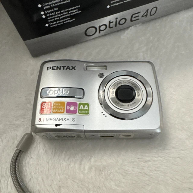 PENTAX Optio E40 8.1メガピクセル シルバー 【公式通販】