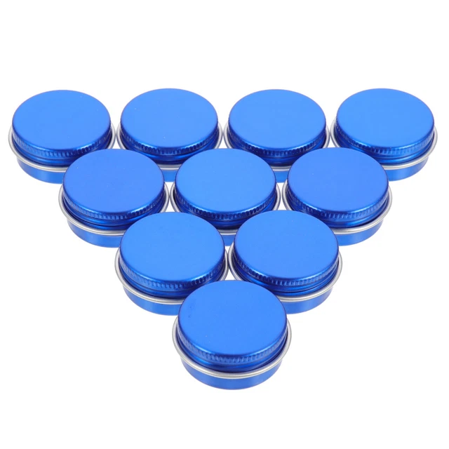 Jarro de almacenamiento de velas de viaje contenedor de tornillos multifunción 10 piezas