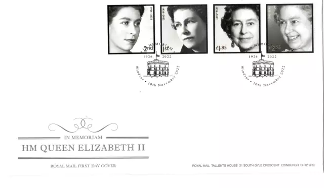 GB 2022 IN MEMORIAM: HER MAJESTY THE QUEEN -FDC, Pres Pack SPEDIZIONE MONDIALE 2