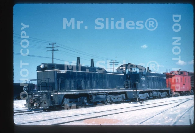 Duplicate Slide IC Illinois Central Black Diamond Paint TR2B 1026B & TR2A 1026A