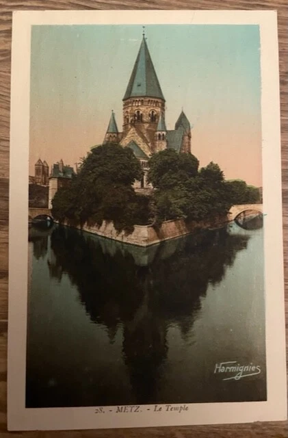 CPA METZ - LE TEMPLE N° 28 Edition Harmignies AK POSTCARD