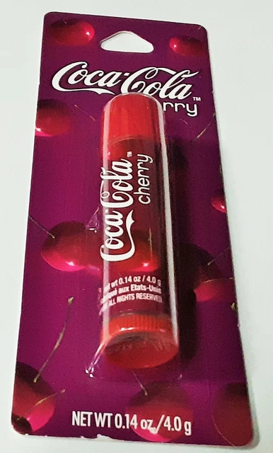 Coca-Cola Cherry Flavored Lip Moisture Balm 0.14 Oz New & Sealed