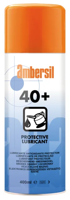 Ambersil 31563 40+ lubrificante olio protettivo industriale multiuso confezione da 3 400 ml