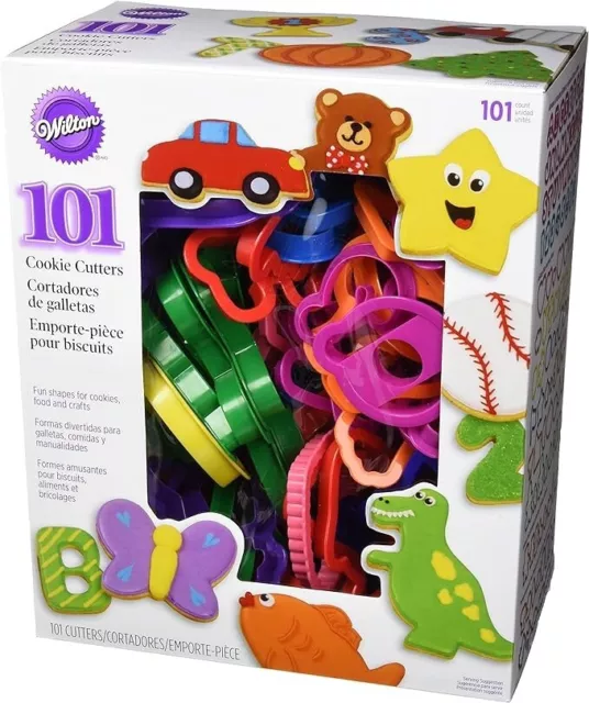 Cookie Cutter Set - Wilton 101 Baking Pieces:  Pie Letters, Numbers, Animals etc