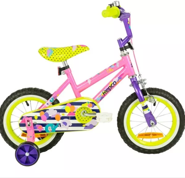 REPCO 30CM ELLY Girls BMX Bike Pink First Removable Training
