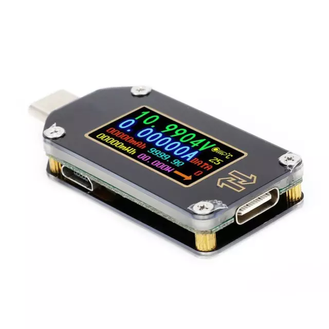 USB Detector Voltage Testeur de type C Tension Courant Voltmètre Ampermetre 3