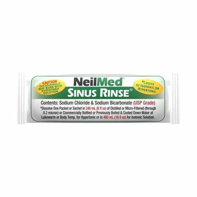 Sinus Rinse Saline Nasal Sachets Natural Sinus & Allergy Relief | NeilMed