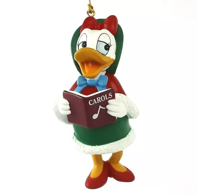 Vintage Grolier Disney DAISY DUCK Singing Carols Christmas Ornament 26231 106