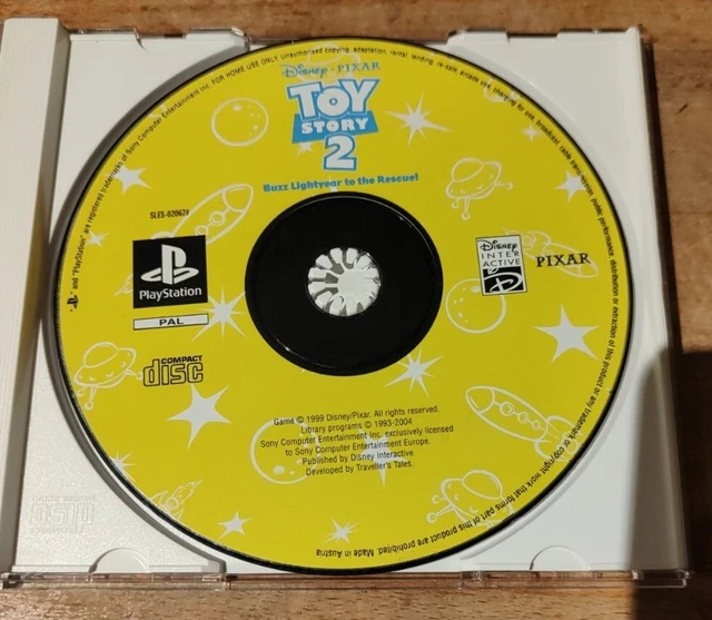 DISNEYS TOY STORY 2 Buzz Lightyear To The Rescue (PS1) Sony PlayStation ...