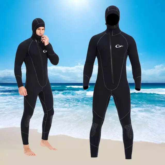 Muta da sub in neoprene da 3 mm con cappuccio per lo snorkeling Scuba Swim