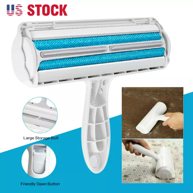 Reusable Pet Hair Removal Tool Dog Cat Fur Roller Cleaner Brush Sofa Clothes