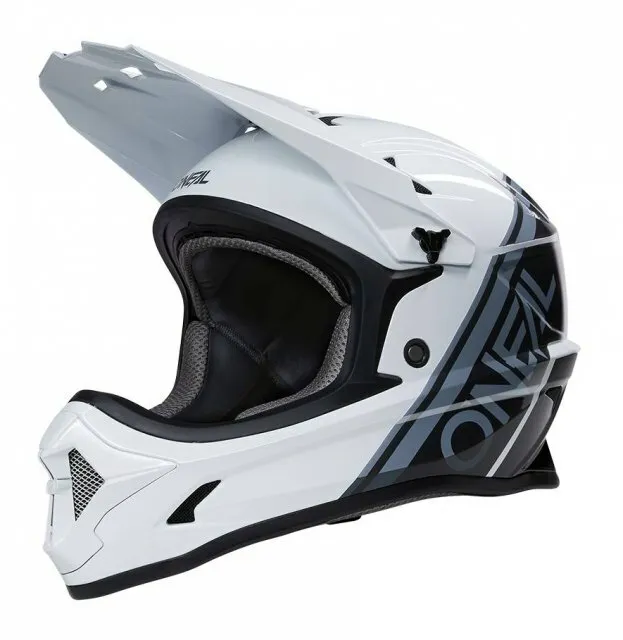 O'Neal Sonus Helmet Split Black/White - Full Face Mountain Bike Downhill MTB BMX