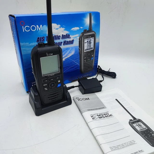 ICOM IC-M94D E Handset Marine Radio Transceiver VHF Radio Marine ...