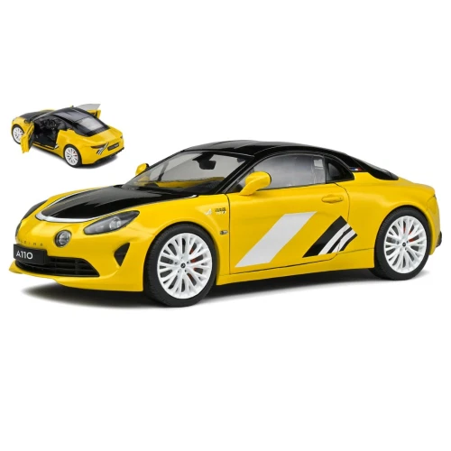 ALPINE A110S TOUR DE CORSE 75 2022 YELLOW 1:18 Solido Auto Stradali Die Cast