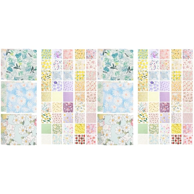 2 pz 1 sacchetto di foglie di cotone foglie di tessuto fiori pretagliate