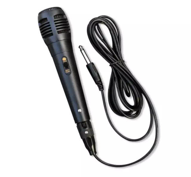 Micrófono de Mano Dinámico, Equipado con cable de audio XLR de 10 pasos a 6,35 mm