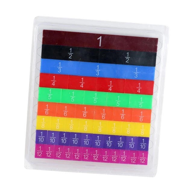 51 Pièces Jeux De Fractions Manipulateurs De Fractions Pour Les