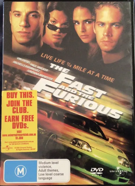 The Fast & The Furious  [DVD,2002]