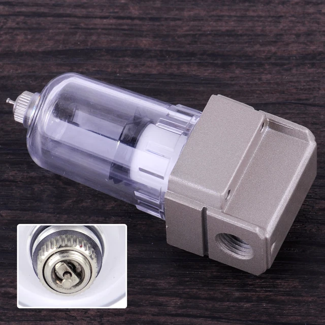 1/4" 750L/Min Air Filter Compressor Water Moisture Trap Separator AF2000-02