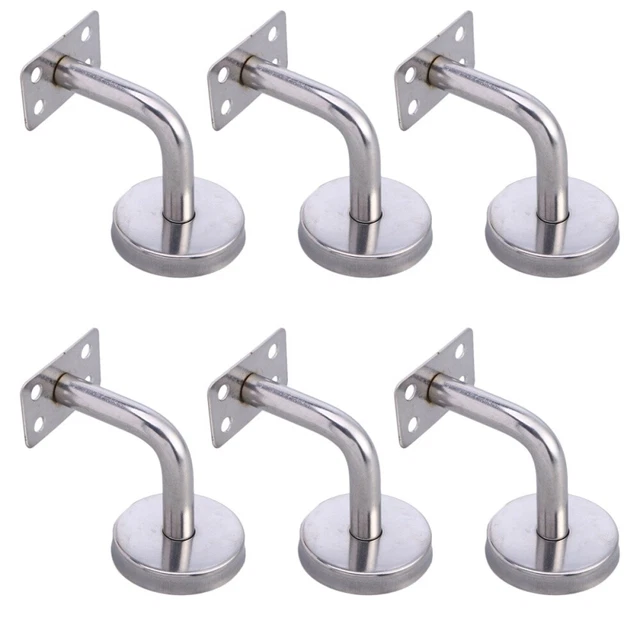 6 pz staffa corrimano scala a parete supporto staffe ringhiera interna