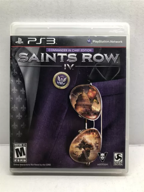 Saints Row IV -- Commander in Chief Edition (PlayStation 3 2013) Complete Tested