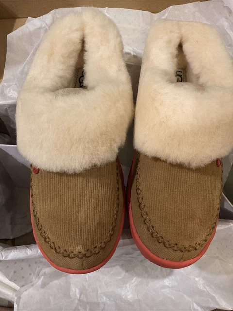 UGG J Iheart Slip Stripe Slip On Slippers Sz 5 New