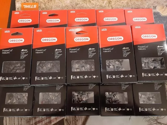 15 PACK 20" Oregon Husqvarna 570 72EXL072 3/8 .050 72 Chisel Chainsaw Chain