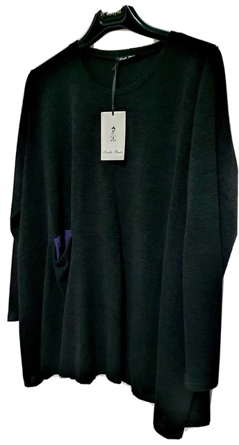 Maglia manica lunga donna Ragazza  SORELLE BALDI Curvy Taglia XXL Made in Italy.