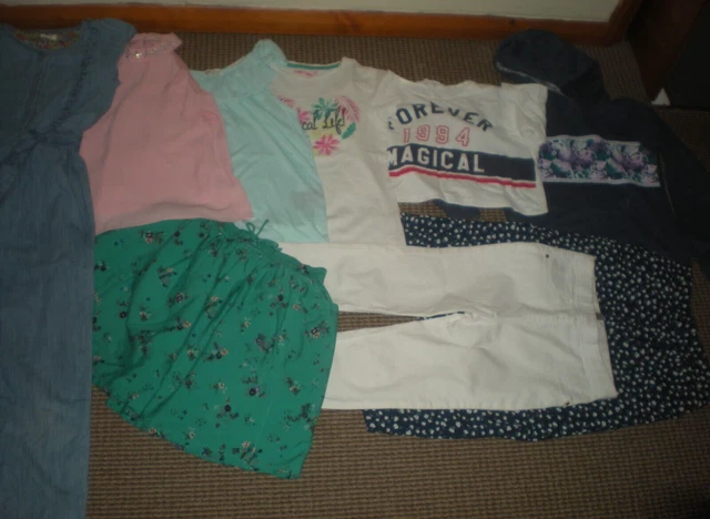 Bundle Girls Clothes age 9-10yrs Hoodi Jeans Skirt Tops Jumpsuit Next Abercrombi