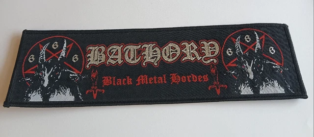 BATHORY Orde di metallo nero vintage 666 Patch originale