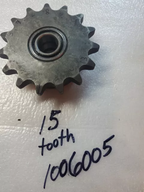 1 - MARTIN IDLER SPROCKET gear 60 -15 with McGILL MI 12 RACE & BEARING 3/4"BORE